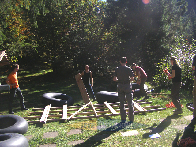 Aufbau eines Rafts