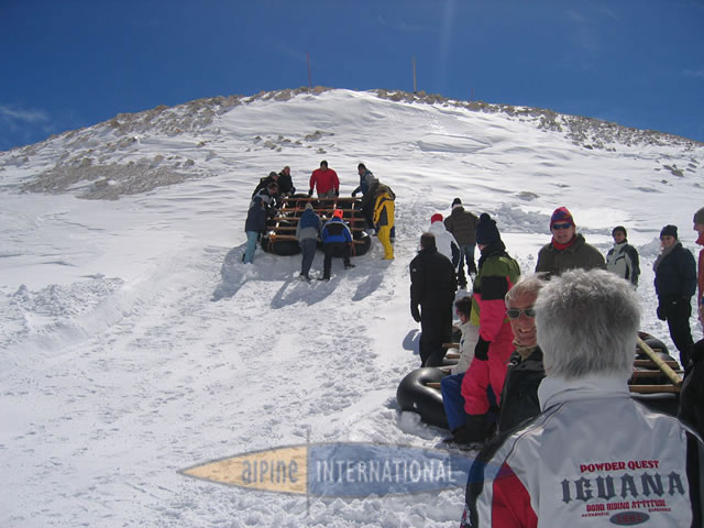 Winter-Rafting mit alpine international 